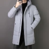 Down cotton-padded jacket, large-sized warm cotton-padded jacket, men's winter coat, thickened cotton-padded jacket, new mid-length cotton-padded jacket for middle-aged men Application Scenario